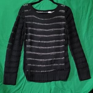 Venus Scoopneck lined Crochet Sweater-Small-gently pre-luved